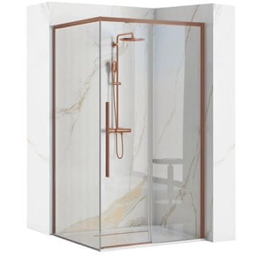 REA Tuš kabina Rea Solar Copper Brush 90x90