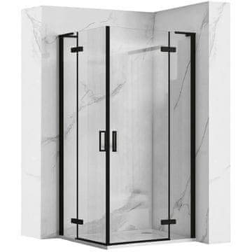 REA Tuš kabina REA Hugo Double Black 80x80