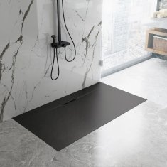 REA Bazalt long Black tuš kada 90x120