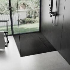 REA Bazalt long Black tuš kada 90x120