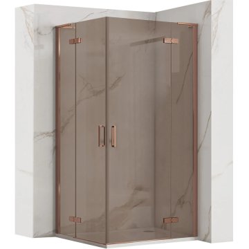 REA Tuš kabina REA Hugo Double 80x100 Copper Brush