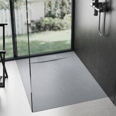 REA Bazalt Grey 90x90 tuš kada