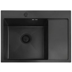 REA Čelični sudoper Fin Black