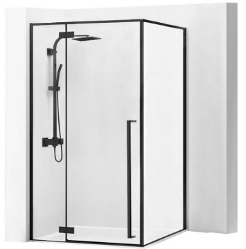 REA Tuš kabina Rea Fargo 120x90 Black Mat