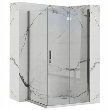 REA Tuš kabina Rea Molier Chrom 80x90