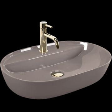 REA Nablatni umivaonik REA Aura 61 Beige Shiny