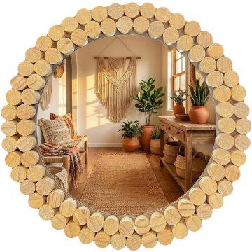 Tutumi ZIDNO OGLEDALO BOHO 36CM KLNA-MR01