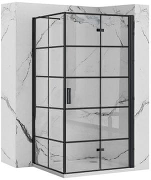 REA Tuš kabina Rea Molier Black 80x90