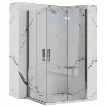 REA Tuš kabina Rea Molier Chrome Double 80x80