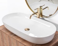 REA Keramički nadgradni umivaonik REA CLEO 81 White