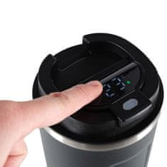 Ikonka Pametna termo šalica s LED zaslonom za temperaturu, 500 ml – crna