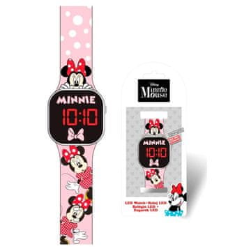 Northix Minnie Mouse LED sat za djecu, podesivi remen