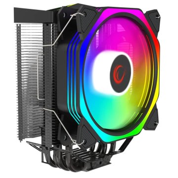 Rampage RAMPAGE OCTAGON C50 CPU hladnjak - Crni, 1 ventilator, LED