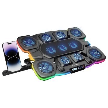 Rampage RAA GLACIERS50 Gaming stalak za prijenosno računalo s 11 ventilatora