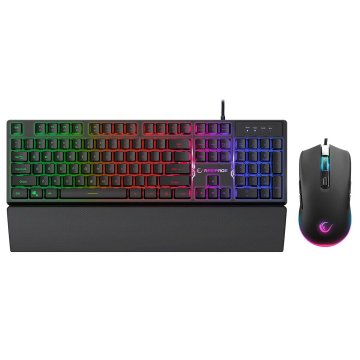 Rampage Rampage FORTUNA Gaming Set: Tipkovnica, Podloga za miša i Miš, Crni