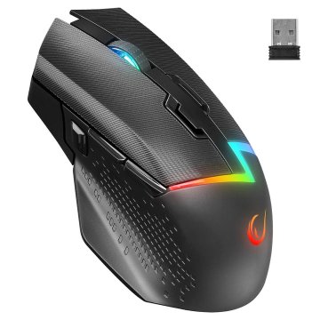 Rampage Rampage DROP M3 V2 Bežični Miš, Crni, 24000 DPI, USB-C Punjiv