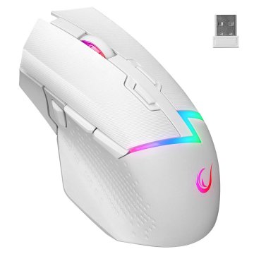 Rampage Rampage DROP M3 V2 Bežični Miš, Bijeli, 24000 DPI, USB-C Punjiv