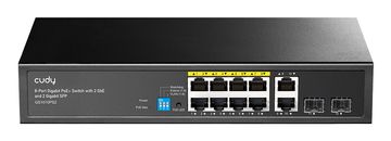 Cudy Cudy GS1010PS2 mrežni prekidač Unmanaged Gigabit Ethernet (10/100/1000) Power over Ethernet (PoE) - crni