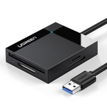 Ugreen Ugreen CR125 čitač kartica, USB 3.0, 5000 Mbit/s, crni