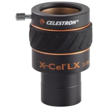 Celestron Celestron X-Cel LX 1.25" 2x Barlow leća za teleskop, crna