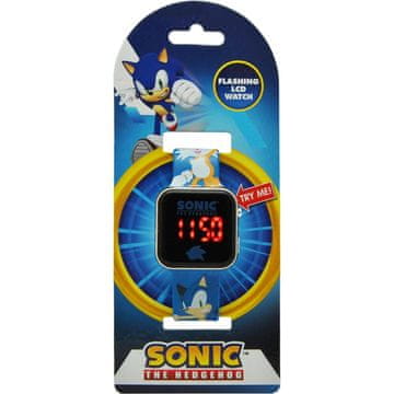 Northix LED sat Sonic The Hedgehog za djecu, podesivi remen