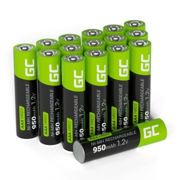 Northix Green Cell 4x AAA HR03 950mAh punjiva baterija