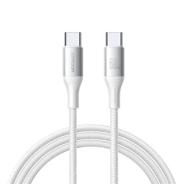 Northix Joyroom Flash Series USB-C na USB-C kabel za brzo punjenje 60W, 1m - bijeli