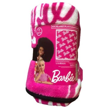 Northix Barbie koraljna dekica