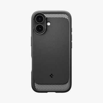 Northix Spigen Rugged Armor MagFit maskica za iPhone 17 - mat crna
