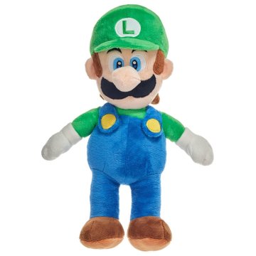Northix Mario Bros Luigi mekana plišana igračka 38 cm