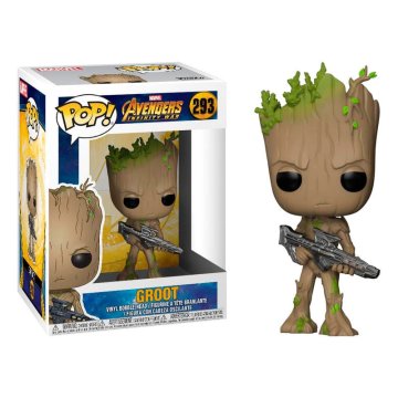 Northix POP figura Marvel Avengers Infinity War Teen Groot s pištoljem