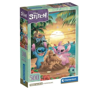 Northix Stitch slagalica od 500 dijelova za djecu i odrasle