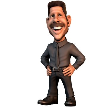 Northix Atletico de Madrid Cholo Simeone Minix figura 7 cm