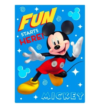 Northix Disney Mickey polarna dekica