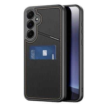 Northix DUX DUCIS magnetska futrola-novčanik sa stalkom za Samsung Galaxy S25 - crna