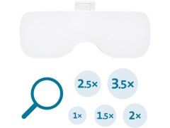 Extol Light Naočale s povećalom i osvjetljenjem 43165, 3.5×, USB punjenje