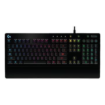 LOGITECH G213 Prodigy RGB pozadinsko osvjetljenje, žičana crna tipkovnica kosog stila