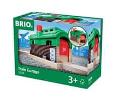 Brio BRIO Vlak Skladište za Lokomotive, zeleno-smeđe