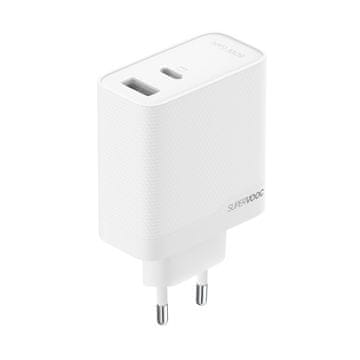 Oppo OPPO VCB8OAEH 80W USB-A + USB-C Zidni Punjač - Bijeli