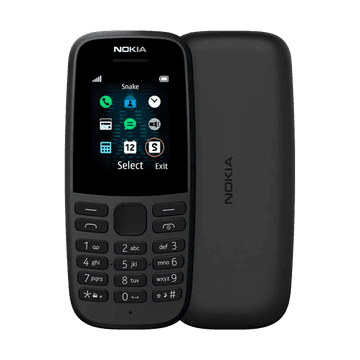 Nokia Nokia 105 2019 Dual SIM klasični mobitel, crni