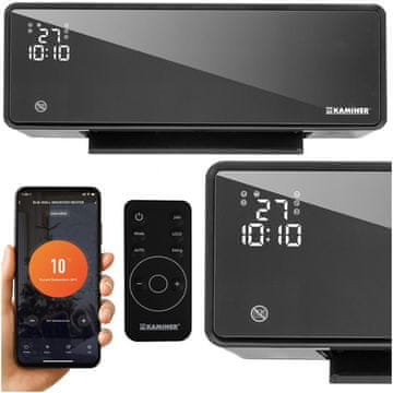 slomart Kaminer ZELVION zračna zavjesa 2000W WiFi/Daljinski upravljač - zidni grijač
