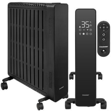 slomart Kaminer Arvell uljni radijator 2500W WiFi/Daljinski upravljač - crni