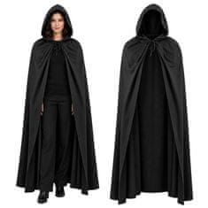 slomart GLIMZ plašt s kapuljačom 172 cm Halloween/Maskenbal - crni