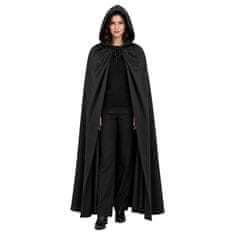 slomart GLIMZ plašt s kapuljačom 172 cm Halloween/Maskenbal - crni