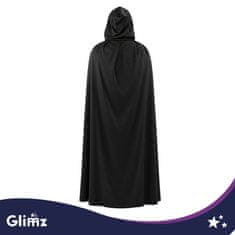 slomart GLIMZ plašt s kapuljačom 172 cm Halloween/Maskenbal - crni