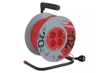 EMOS Produžni kabel na bubnju 108220 Extension cable, 20m / 230V, coil, 4 sockets