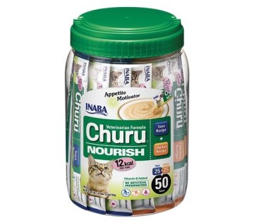 Inaba IBN INABA Churu Nourrish poslastice za mačke - piletina i tuna, 50x14g