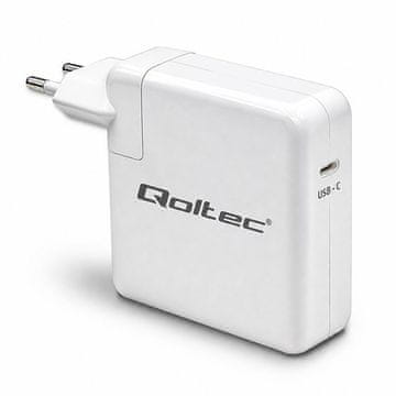 Qoltec Adapter Qoltec 51783 PD 96W, 5-20V, 3-4.8A, USB-C, bijeli