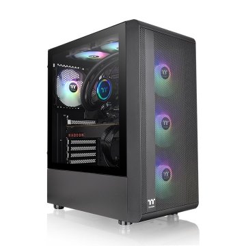 Thermaltake Kućište Thermaltake S200 TG ARGB Midi Tower, crno