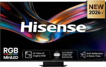 Hisense 75UR9S 4K UHD TV, VIDAA Smart OS